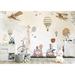 Isabelle & Max™ Chicago Peel & Stick Vintage Hot Air Balloons, Animals Wallpaper Vinyl in White | 75 W in | Wayfair