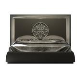 Hispania Home London Standard Bed Wood in Black | 61 H x 135 W x 85 D in | Wayfair BEDOR138-KHG