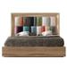 Hispania Home London Standard Bed Wood & /Upholstered/Velvet in Brown | 61 H x 135 W x 83 D in | Wayfair BEDOR94-K