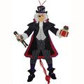The Holiday Aisle® Drosselmeyer Pull Puppet Hanging Figurine Ornament Ceramic/Porcelain in Black | 6 H x 2 W x 2 D in | Wayfair