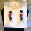 Kate Spade Jewelry | Kate Spade Forever Gems Tri-Tone Stud Earring Set | Color: Blue/Pink | Size: Os