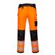 Portwest PW3 Warnschutz-Arbeitshose, Größe: 32, Farbe: Orange/Schwarz Short, PW340OBS32