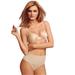 Plus Size Women's Tame Your Tummy Shaping Thong by Maidenform in Nude Transparent Lace (Size XL)