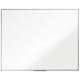 Nobo Enamel Magnetic Whiteboard, 1500 x 1200mm, Aluminium Trim, Corner Wall Mounting, Includes Whiteboard Pen Tray, Essence Range, 150 x 120cm, White, 1915446