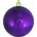 The Holiday Aisle® (200mm) Ornament Commercial Grade Shatterproof Plastic Ball Ornaments Plastic in Indigo | 8 H x 8 W x 8 D in | Wayfair