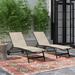 17 Stories Bembo 66.93" Long Reclining Chaise Lounge Metal | 39.37 H x 24.8 W x 66.93 D in | Outdoor Furniture | Wayfair