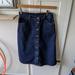 Levi's Skirts | Levi's Denim Jean Button-Up Denim Skirt Vintage | Color: Blue | Size: S