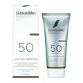 Skinvisibles Sun Celebrator SPF 50: Dry-touch Körper-Sonnenschutz mit feuchtigkeitsspendenden Wirkstoffen. Vegan, ohne Mikroplastik, nicht-komedogen. 150 ml