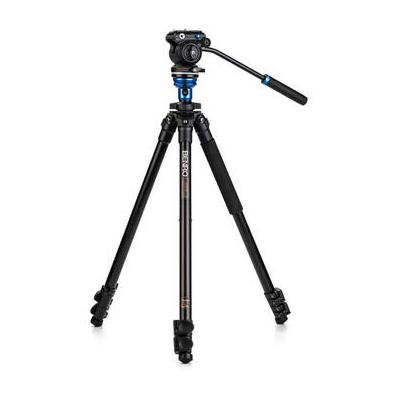 Benro Aluminum Tripod with S2 PRO 60mm Flat Base V...