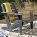 Joss & Main Ursa Solid Wood Adirondack Chair Wood in Gray | 28.4 H x 29.53 W x 31.9 D in | Wayfair IVYB1411 38696769