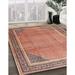 Brown/Red 96 x 0.35 in Indoor Area Rug - Bungalow Rose Oriental Red/Beige/Brown Area Rug Polyester/Wool | 96 W x 0.35 D in | Wayfair