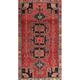 Black/Brown 96 x 0.35 in Indoor Area Rug - Bungalow Rose Southwestern Red/Black/Brown Area Rug Polyester/Wool | 96 W x 0.35 D in | Wayfair