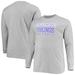 Men's Fanatics Branded Heathered Gray Minnesota Vikings Big & Tall Practice Long Sleeve T-Shirt