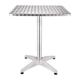 BE Furniture Square Aluminium Bistro Table, Garden Table, Cafe Table, Patio Table, Aluminium Tables