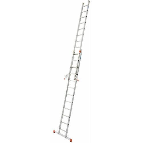 Krause Monto-Fabilo Alu Schiebeleiter Anlegeleiter 2 x 12 Tritte l 605 cm