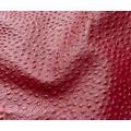 Ipea große Ausschnitte aus echtem Leder, Tiermotiv, zweifarbig, ideal für Accessoires, Taschen, Lederwaren, Möbel, Rot, 230 x 120 cm