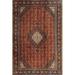 Brown/Orange 120 x 96 W in Indoor Area Rug - Bloomsbury Market Zaffelare Traditional Brown/Beige/Orange Area Rug Polyester/Wool | Wayfair