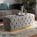 Everly Quinn Bench Polyester/Upholstered | 16.9 H x 35.8 W x 17.7 D in | Wayfair D3E1ADE93BC849E09BD2207C3B8CC551