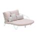 iSiMAR Lagarto Patio Chair w/ Cushions, Polyester in White/Brown | 26.7 H x 31.5 W x 28.3 D in | Wayfair 9158_BCH_PM