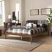 Corrigan Studio® Baggs Platform Bed Upholstered/Polyester in Brown | 38.4 H x 65.7 W x 86.5 D in | Wayfair CCAE251AC59940BAA649A7A72C46B5C2