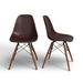 AllModern Jordan Side Chair Plastic/Acrylic in Brown | 32 H x 18 W x 20 D in | Wayfair 01B8DC0666804E9AB0F79CD2173DE174