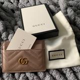 Gucci Bags | Authentic Gucci Card Holder | Color: Cream/Pink | Size: Os