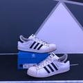 Adidas Shoes | Adidas Superstar Core White/Black Mens Casual Shoe | Color: Black/White | Size: 13