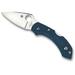 Spyderco Dragonfly 2 Folding Knife 2.29in K390 Steel Leaf Blade FRN handle Blue C28FP2K390