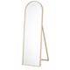 Miroir sur pied beige 45x140