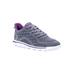 Extra Wide Width Women's Travelactiv Axial Walking Shoe Sneaker by Propet in Grey Purple (Size 6 1/2 WW)