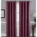 Joss & Main Caffee Velvet Solid Max Blackout Thermal Grommet Curtain Panels Velvet in Red | 84 H in | Wayfair 6C6574ED0F2D4E51ABDB1A8EF1E6ADE0