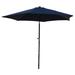 The Twillery Co.® Patson 8' 1.5" Market Umbrella Metal in Blue/Navy | Wayfair 062DB6DA57B44E6590DC9210289BE144