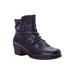 Extra Wide Width Women's Roxie Bootie by Propet in Navy (Size 9 1/2 WW)