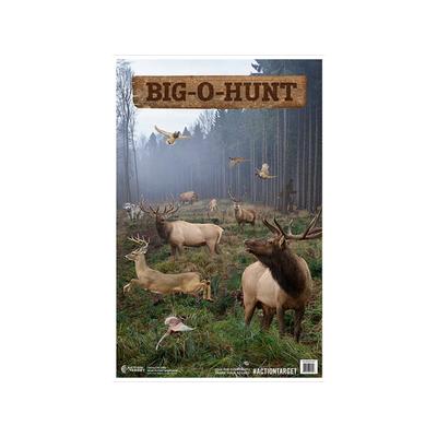 Action Target GS-BIGHUNT-100 Action Big-O-Hunt Hanging Paper 23 X 35 Anima