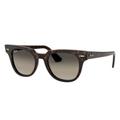 Ray-Ban METEOR RB2168 Sunglasses 902/32-50 - Havana Frame Clear Gradient Grey Lenses