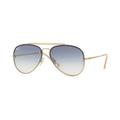 Ray-Ban RB3584N Sunglasses 001/19-61 - Gold Frame Clear Gradient Light Blue Lenses