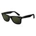 Ray-Ban RB2140 Original Wayfarer Sunglasses Black Crystal Green Frame 54mm Lens 901-5418