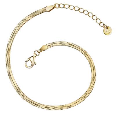 Glanzstücke München - Armband Sterling Silber in Gelbgold Armbänder & Armreife 1 ct Damen (38.24 € / 1 ct) Image