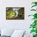 Art Remedy Rainforest II Waterfalls - Graphic Art Print on Canvas in Blue/Green | 20 H x 30 W x 1.5 D in | Wayfair 31091_30x20_CANV_PSGLD