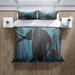 Longshore Tides Lesher Deep Ocean Killer Whale Duvet Cover Set Microfiber in Black | King Duvet Cover + 2 Shams | Wayfair