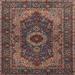 Blue/Brown 72 x 0.35 in Indoor Area Rug - Canora Grey Everly Oriental Area Rug Polyester/Wool | 72 W x 0.35 D in | Wayfair