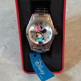 Disney Accessories | Nib Disney Minnie Mouse Watch | Color: Pink/Silver | Size: Os