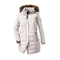 STOY Damen WMN Quilted PRK A Parka In Daunenoptik Mit Abzippbarer Kapuze, Off-White, 44