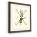 Foundry Select Texas Cattle - Picture Frame Painting Print on Paper in Brown/White | 27.5 H x 27.5 W x 1.5 D in | Wayfair