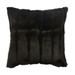 Willa Arlo™ Interiors Havana Square Faux Fur Pillow Cover & Insert Faux Fur/Down/Feather in Brown | 20 H x 20 W x 5 D in | Wayfair