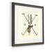 Foundry Select Texas Cattle - Picture Frame Painting Print on Paper in Brown/White | 31.5 H x 31.5 W x 1.5 D in | Wayfair