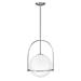 Birch Lane™ Arie 1 - Light Single Globe Pendant Glass in Gray | 23 H x 15.5 W x 15.5 D in | Wayfair AA5FB50EA80A48E7832DD3ED5F25FC70