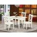Longshore Tides Mcarthur Butterfly Leaf Rubberwood Solid Wood Dining Set Wood in White | 29 H in | Wayfair 2FDCA4CAF4F04502B3195A51C784FF6A