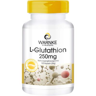 Warnke Vitalstoffe - L-GLUTATHION 250 mg Kapseln Fitness