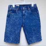 Levi's Shorts | Levis 511 Blue Acid Wash Stretch Jean Shorts Size 31 Nwt | Color: Blue | Size: 31
